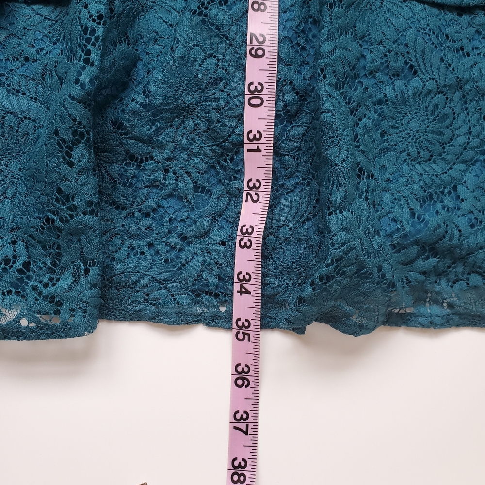 Michael Kors Sleeveless Blue Lace Cocktail Dress - Size XXS - Picture 9 of 9
